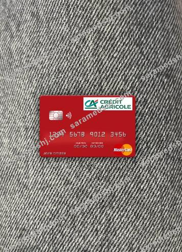 France Credit Agricole Bank mastercard photolook front
